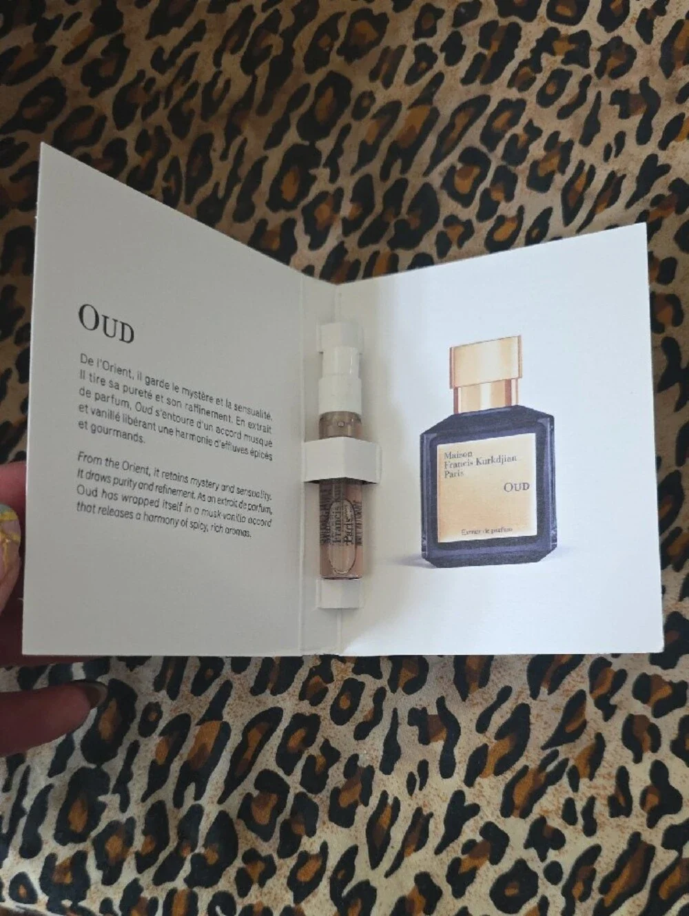 Maison Francis Kurkdjian white perfume